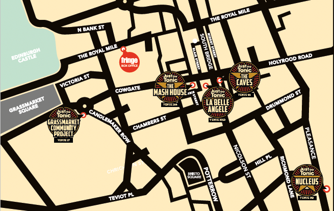 Edinburgh Festival Edfringe Venues Available For Comedy Theatre 