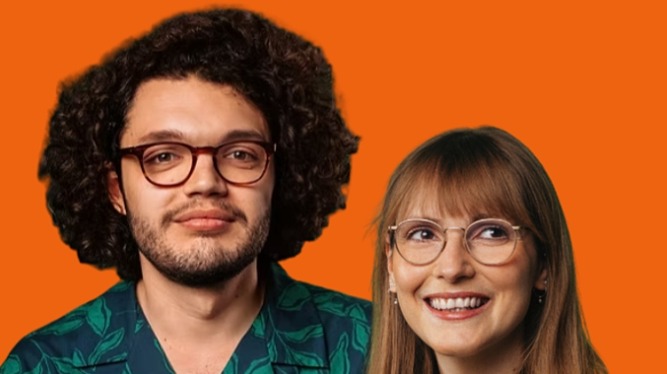 Alfie Packham and Caroline McEvoy