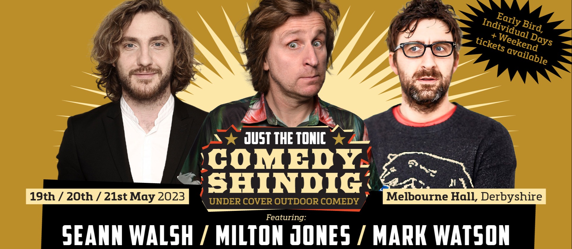Just the Tonic Comedy Shindig - Melbourne Hall - Weekend Ticket 