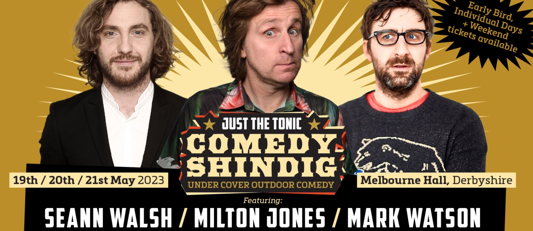 Just the Tonic Comedy Shindig - Melbourne Hall - Weekend Ticket 