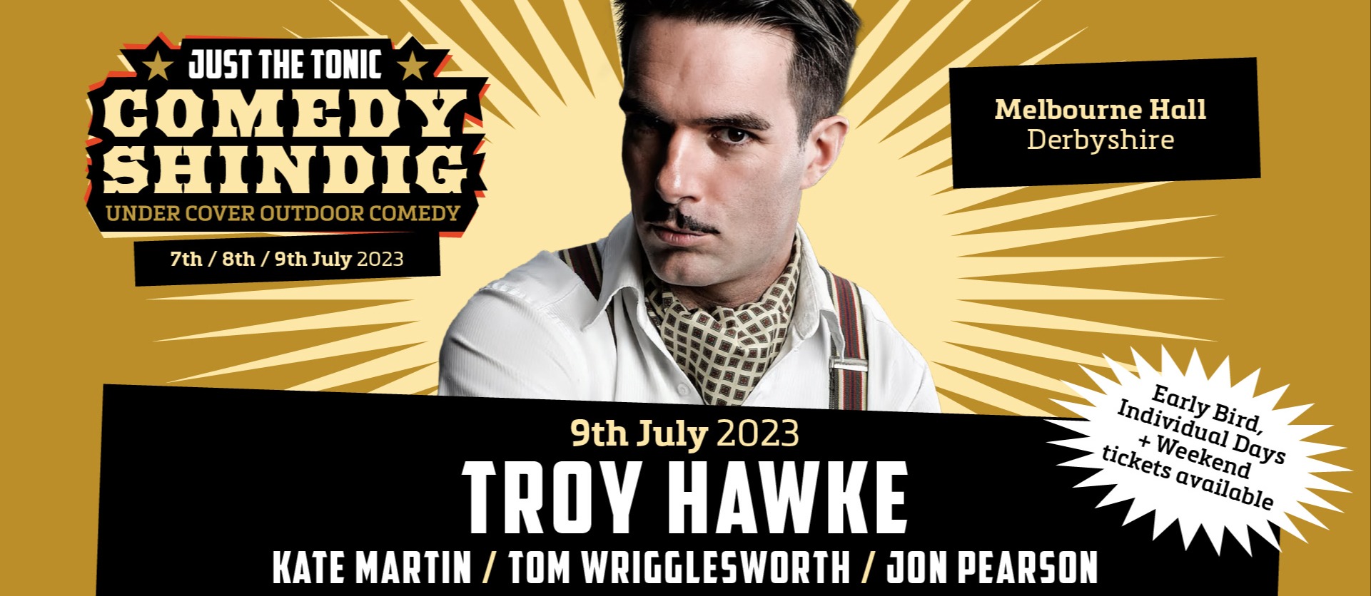 Just the Tonic Comedy Shindig with Troy Hawke - Melbourne 