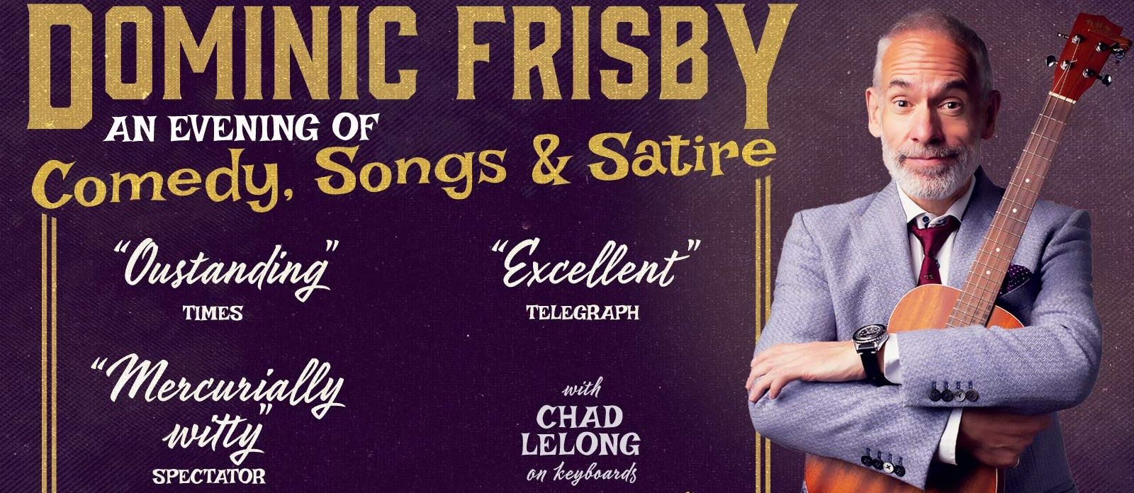Dominic Frisby: An Evening of Comedy, Songs and Satire 